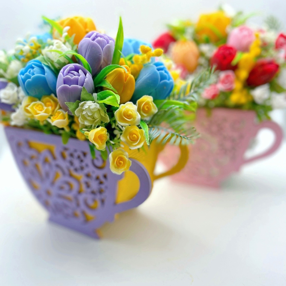 Букет «Фанфан-тюльпан, вайлет»