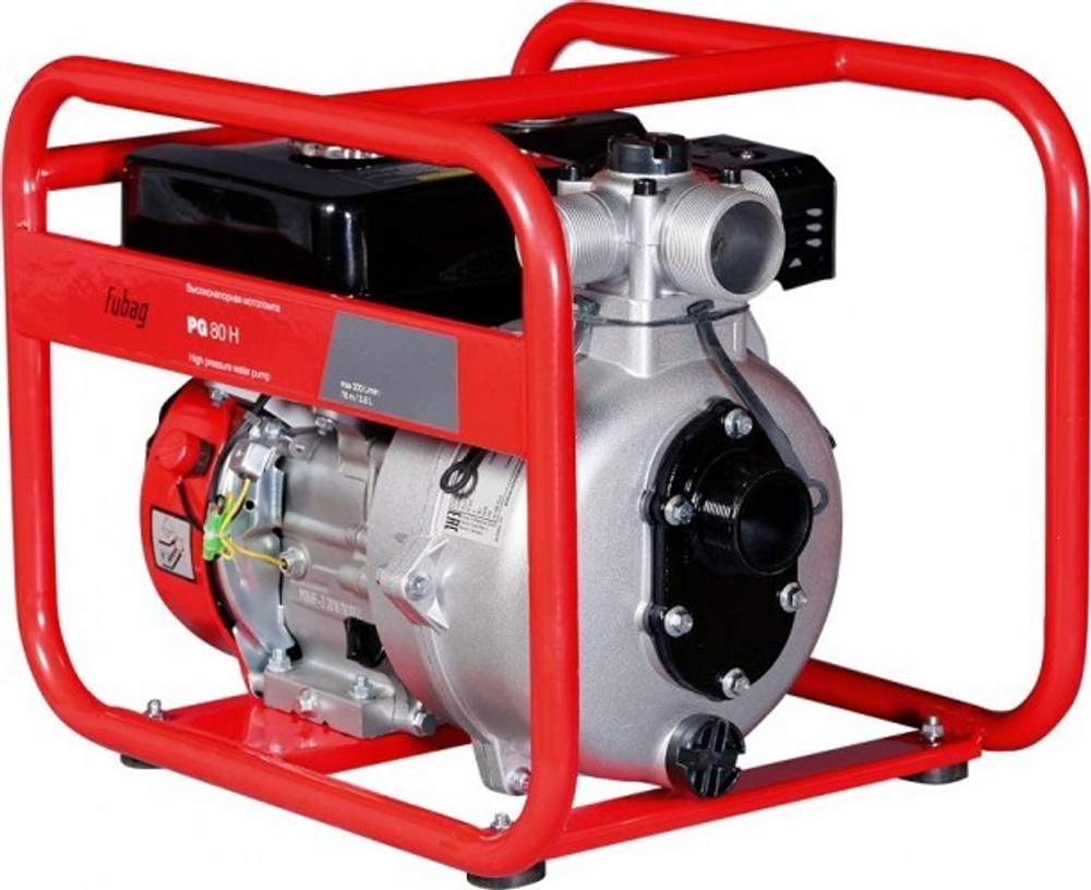 Мотопомпа бензиновая FUBAG PG 80 H для слабозагрязненной воды, высоконапорная 641022