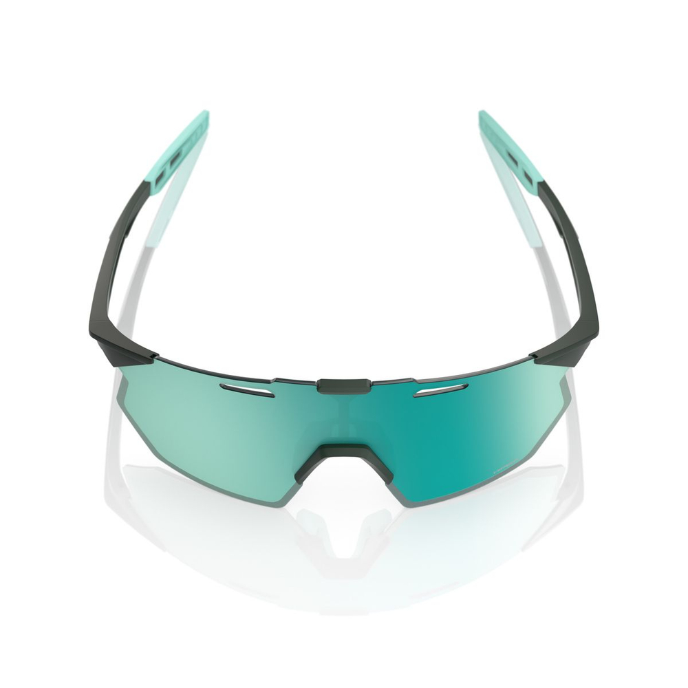 Спортивные очки 100% HYPERCRAFT SQ Soft Tact Juniper - HiPER Mint Mirror Lens