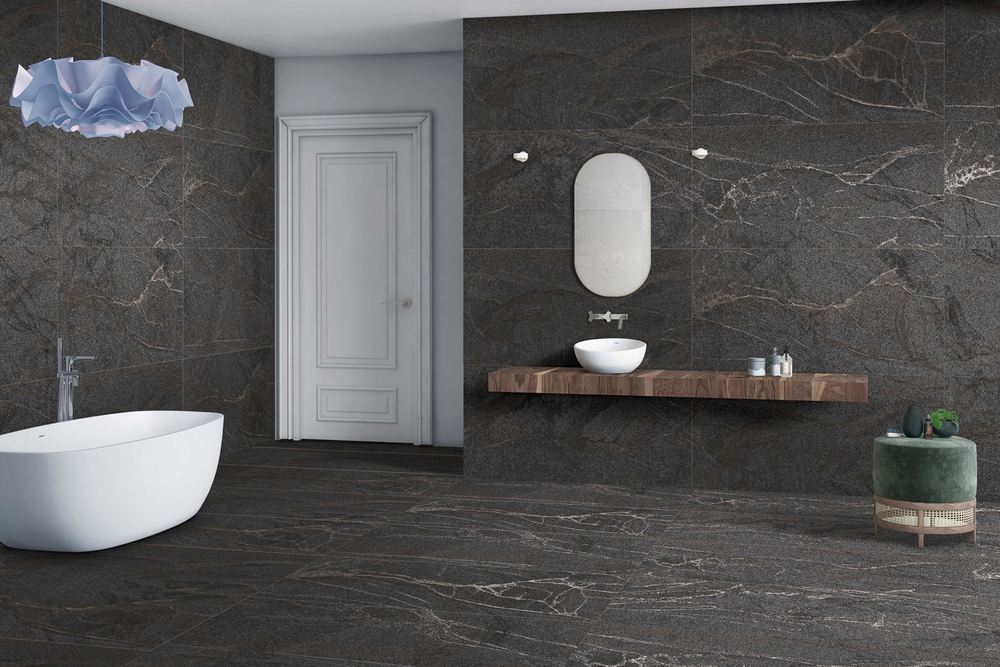 Realistik Alexandria Nero Sugar Carving 60x120