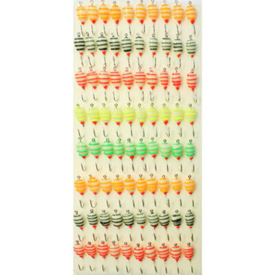 Мормышка фосфорная №12, крючок №10 (100 шт на плойке)