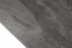 "Каффе" обеденный стол из HPL 140х70см, цвет "серый гранит", подстолье двойное черное