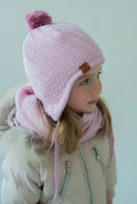 Шапка весенняя/осенняя вязаная КОДИ (Пыльная роза)