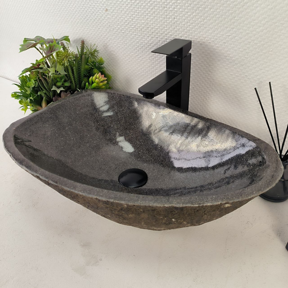 Раковина из речного камня RS-65078 53*35*15 0857