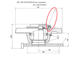 Д646-1А 01.06.003 Кольцо распорное