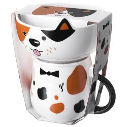 НАБОР ДЛЯ ЗАВТРАКА LEFARD "DOG", 2 ПР.: САЛАТНИК 500МЛ, КРУЖКА 450МЛ