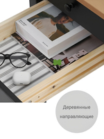 IKEA Письменный стол HEMNES,155*65*74, белый-коричневый, КЫМОР (ХЕМНЭС ИКЕА)