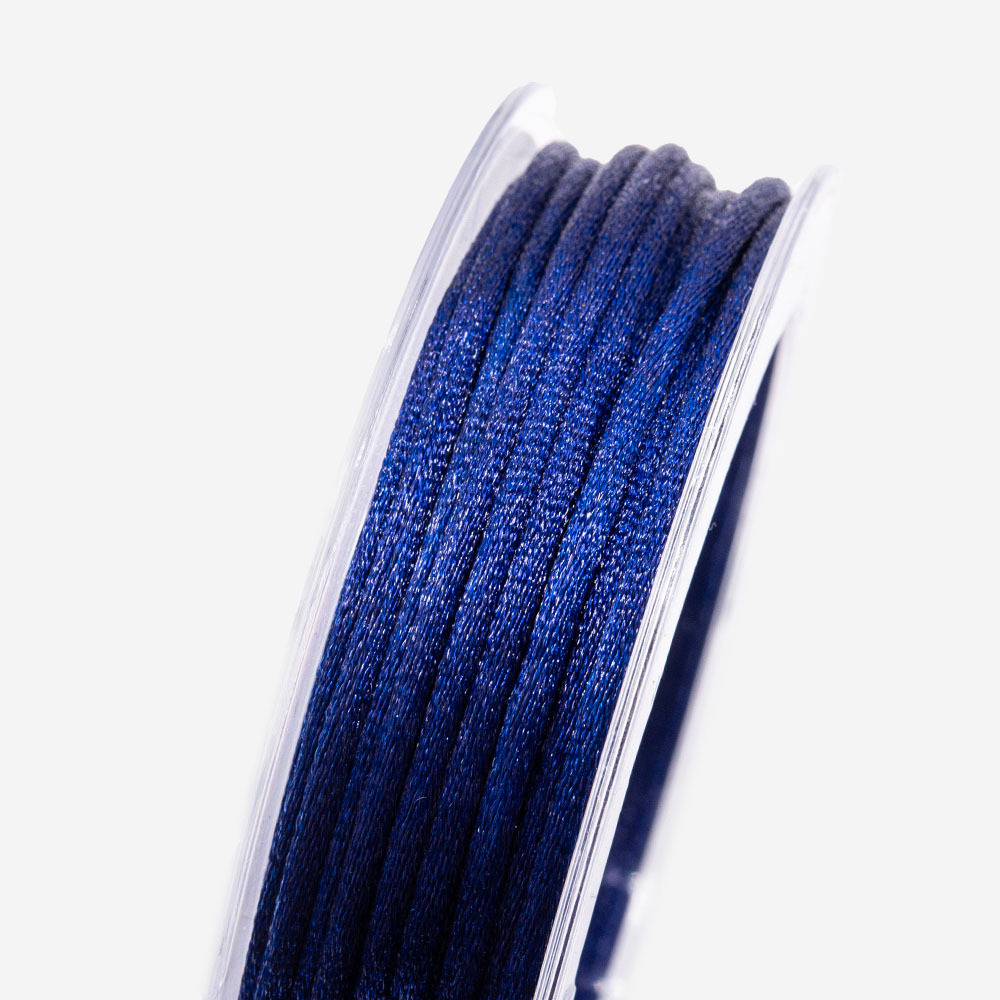 Нить для браслетов, нейлон, оттенок "Индиго", 2мм