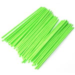 Набор пластиковых палочек 15 см. 50 штук. Цвет зеленый
