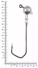 Джиг некрашеный Stinger Eye Jig, крючок Vido Craft VD-079 10/0 (3шт/уп)