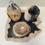 Набор из окаменелого дерева 4 предм Fossil Set NF-63285 поднос 149