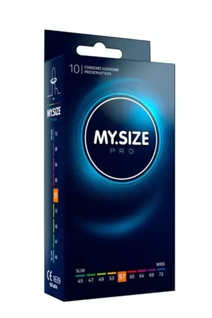 Презервативы MY.SIZE размер 57, 10 шт.