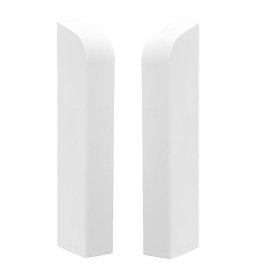 Заглушка для плинтуса ПВХ Smartprofile Aqua20 20 мм белый