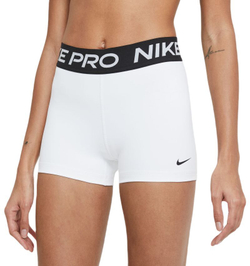 Женские теннисные шорты Nike Pro 365 Short 3in - White