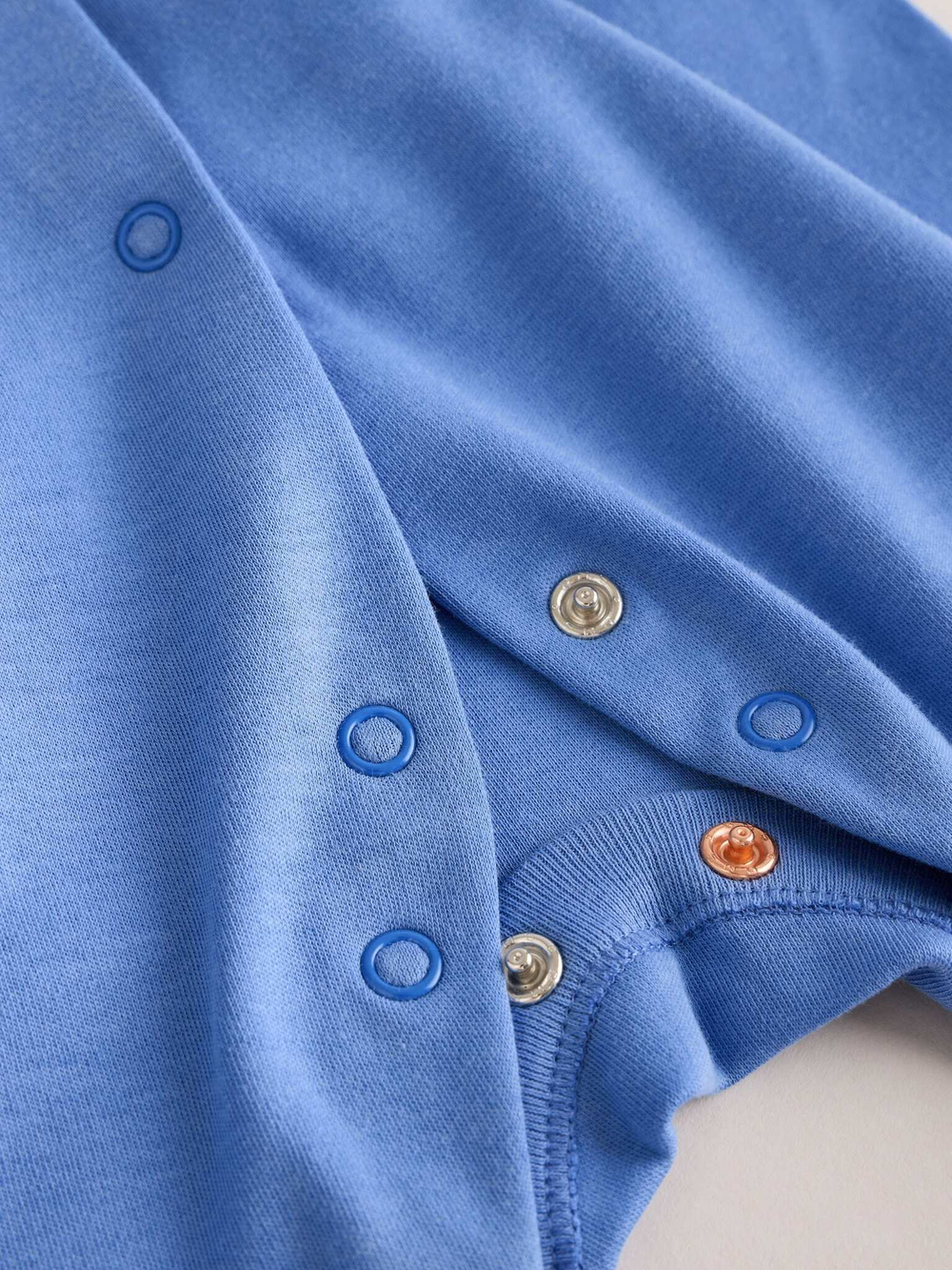 Комбинезон / Cлип для малышей Next N26-368, 3 шт., Синий, Серый