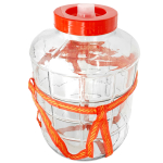 Банка стеклянная 12л с гидрозатворной крышкой