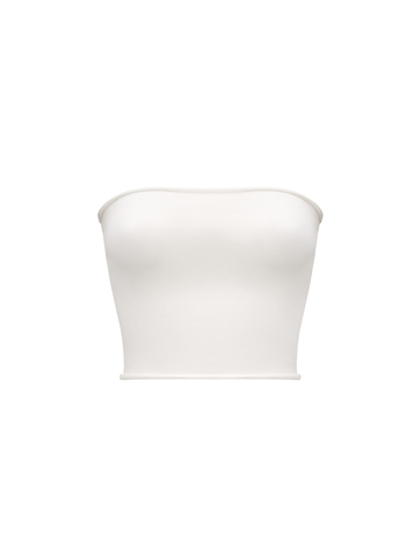 white mini bandeau