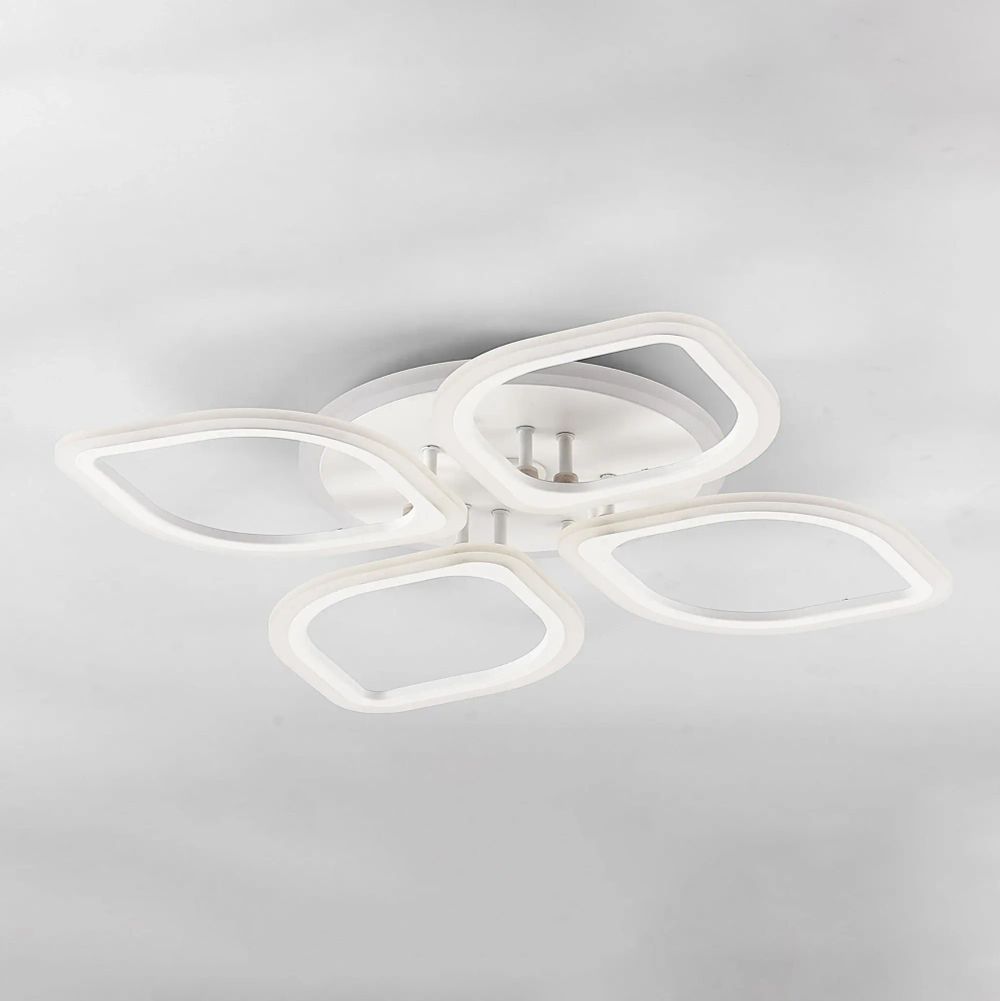 Citilux Ромби Смарт CL236A140E RGB Умная люстра Белая