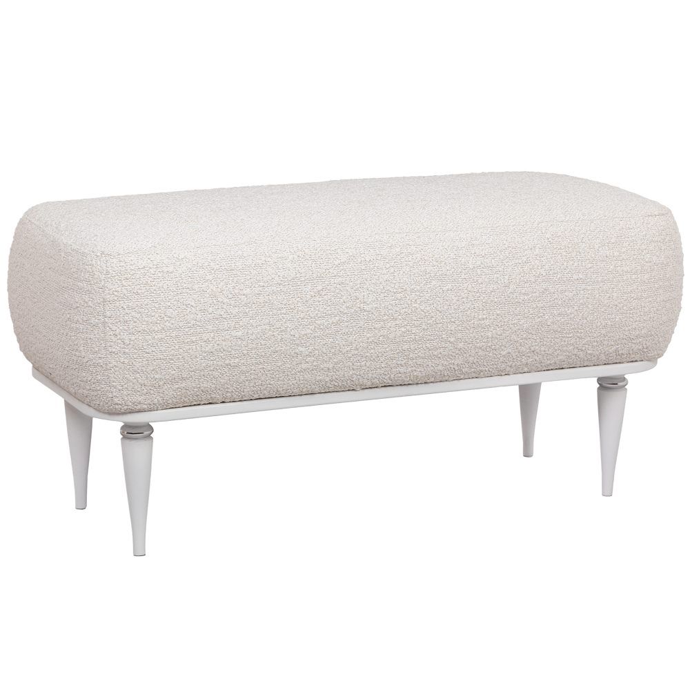 Банкетка Арт Софт Айс Сильвер Бежевый