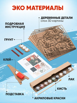 3D Картина по номерам Джейсон Вурхиз, Пятница 13-е