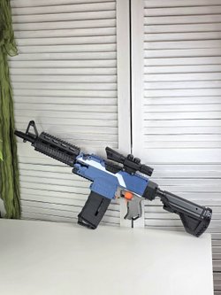 Игрушка Автомат M416, свет-звук-мягкие пули в коробке (201078196)