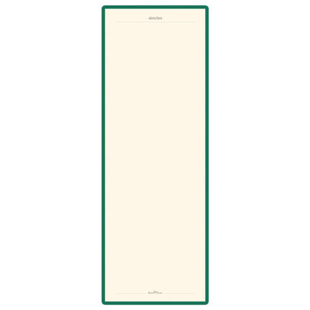 Блокнот А5 (144х212 мм), 100 л., твердая обложка, балакрон, открытие вверх, BRUNO VISCONTI, Зеленый, 3-103/03