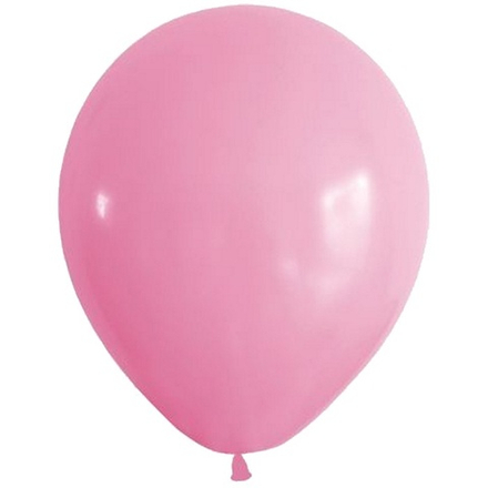 Воздушные шары Весёлый Праздник, пастель розовый, 100 шт. размер 12" #212013