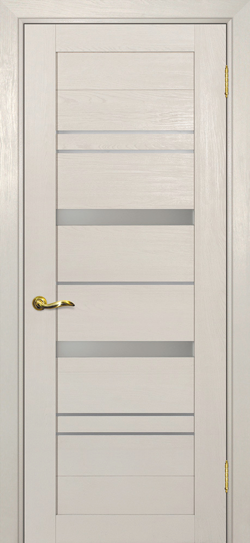 Дверь PSU-12 / Цвет Бланжевое дерево / белый сатинат / Двери PROFILO PORTE
