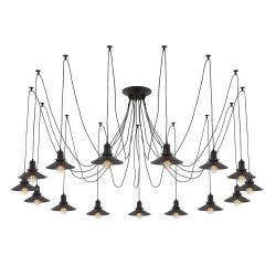 Citilux Эдисон CL451152 Люстра паук Венге