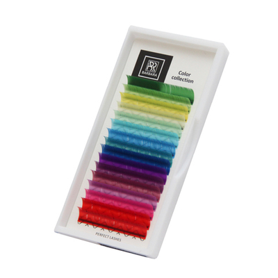 Палитра цветных ресниц BARBARA "TRENDY" (D 0.07 11mm)