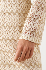 51564 Платье женское (сливочно-золотистый)