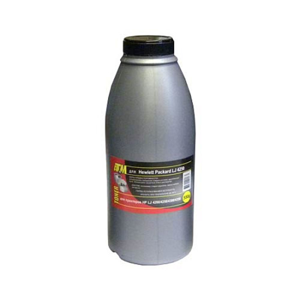Тонер для HP LJ 4250/4350/4200/4300/5000 (фл. 550гр, 10K) Silver ATM