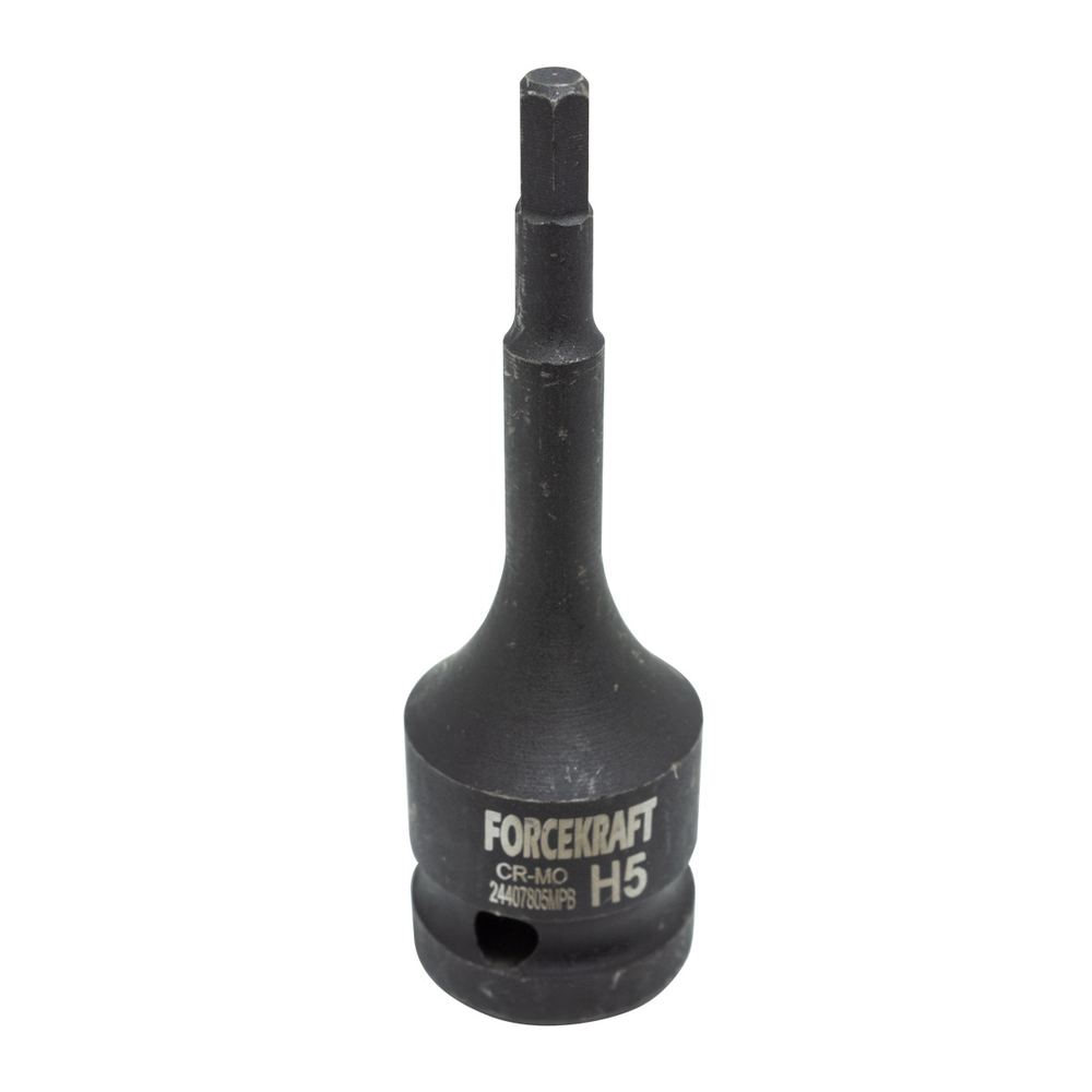 Головка-бита 6-гранная ударная 5мм,1/2'' FORCEKRAFT FK-24407805MPB