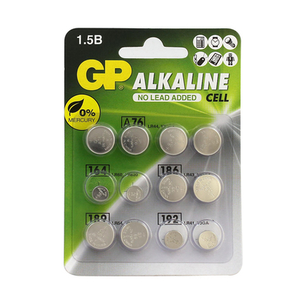 Батарейка GP Alkaline ACM01-CR12, набор 12 шт