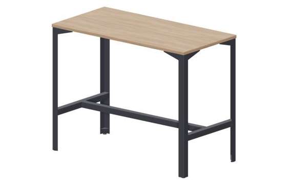 Высокий стол 138х68х105см, столешница 2,5см