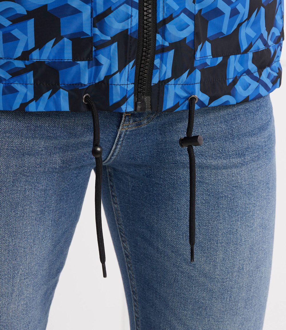 Двухсторонняя куртка reversible monogram Karl Lagerfeld Jeans - черный(241D1503)