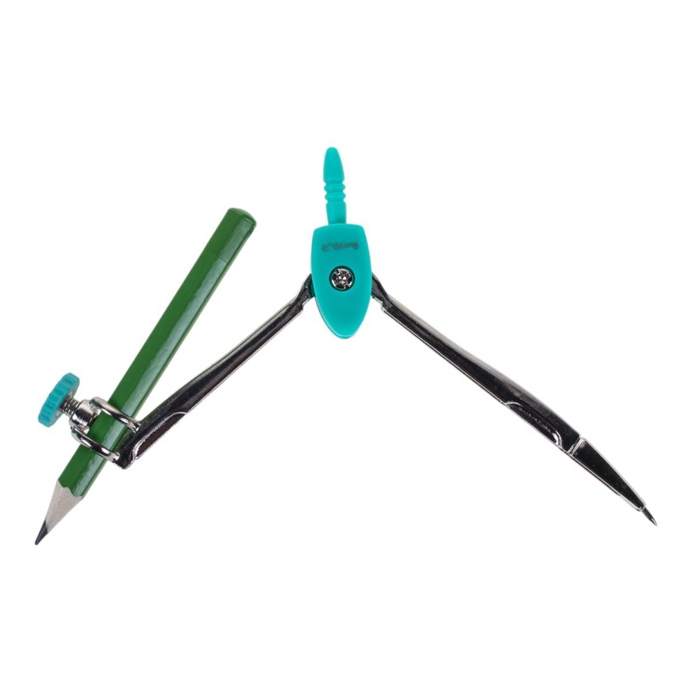 Готовальня 10 предметов "Африканские животные" металлический пенал