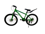 Велосипед Bike Dragon 24" 21скор (стальная рама, SunRun, диск. тормоз) BD-2-24-2 зеленый