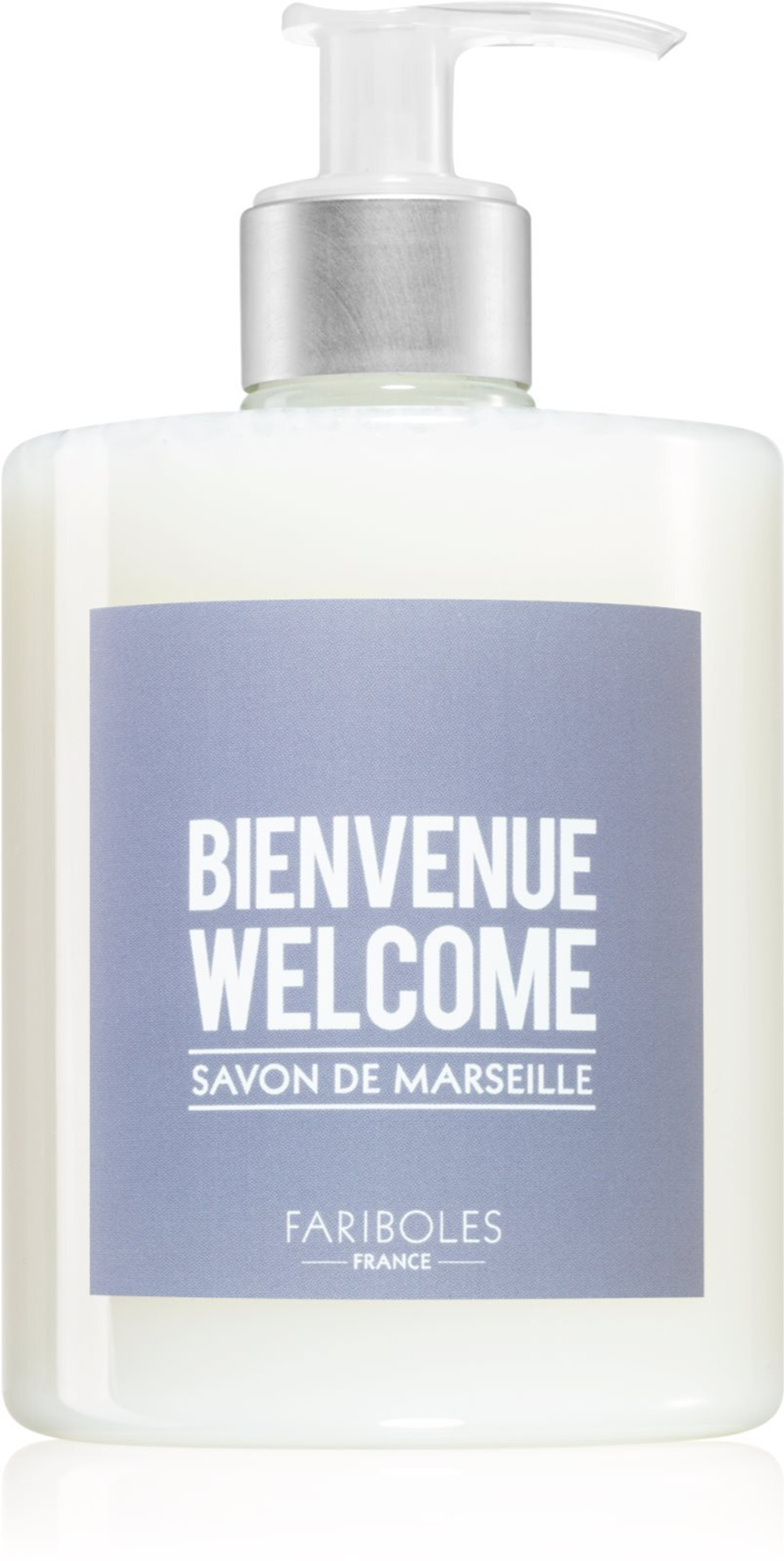 FARIBOLES Happiness Marseille Bienvenue Welcome - жидкое мыло для рук /   520  ml  / GTIN 3760059462125