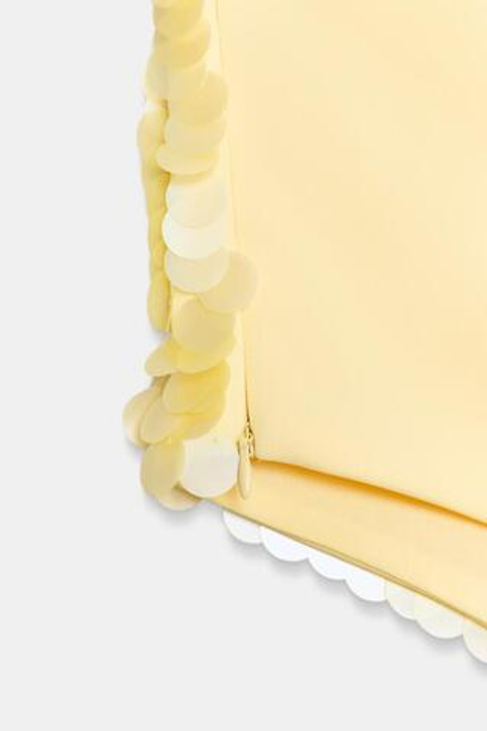 ZARA ТОП-БАНДО С ПАЙЕТКАМИ, ЖЕЛТЫЙ