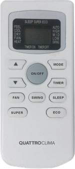 Сплит-система кондиционер Quattroclima Vento QV-VN28WA/QN-VN28WA