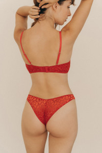 Бралет Basic Leo красный