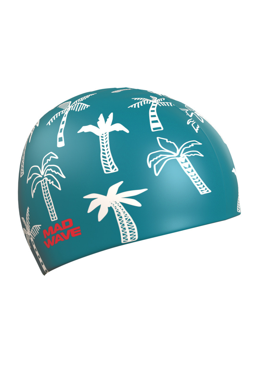 СИЛИКОНОВАЯ ШАПОЧКА ДЛЯ ПЛАВАНИЯ MADWAVE PALM TREE