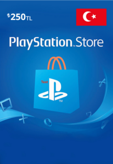 Playstation Store Турция: Карта оплаты 250TL [Цифровой код доступа]