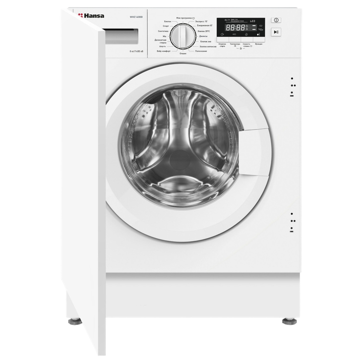 Встраиваемая стиральная машина Hansa WHE1408BI
