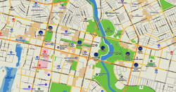 План-схема г. Астана 150 х 170 см подготовлена 20.02.2026 год