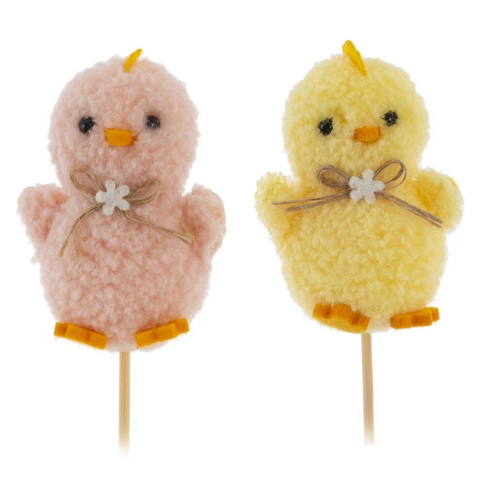 GAEM Изделие декоративное (вставка) "Цыпленок" (блок 12шт) (6*4,5*8), L6 W4,5 H32 см, 2в.