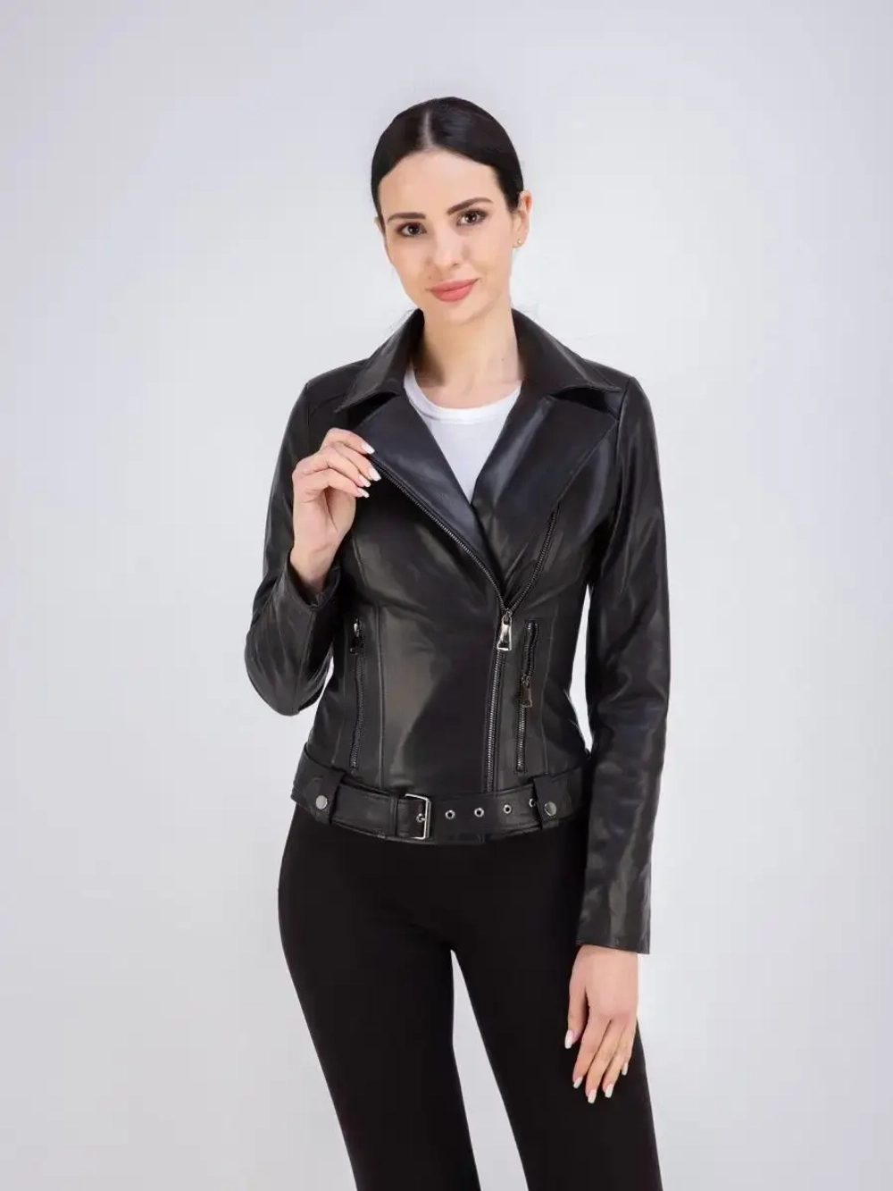 Косуха женская из натуральной кожи Турция