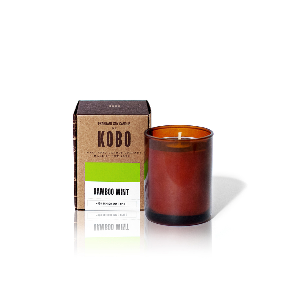 Свеча KOBO Candles BAMBOO MINT Бамбук и мята, малая