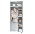 Шкаф для одежды распашной для одежды и белья 2 дверный Кашемир, 90х38х221 см